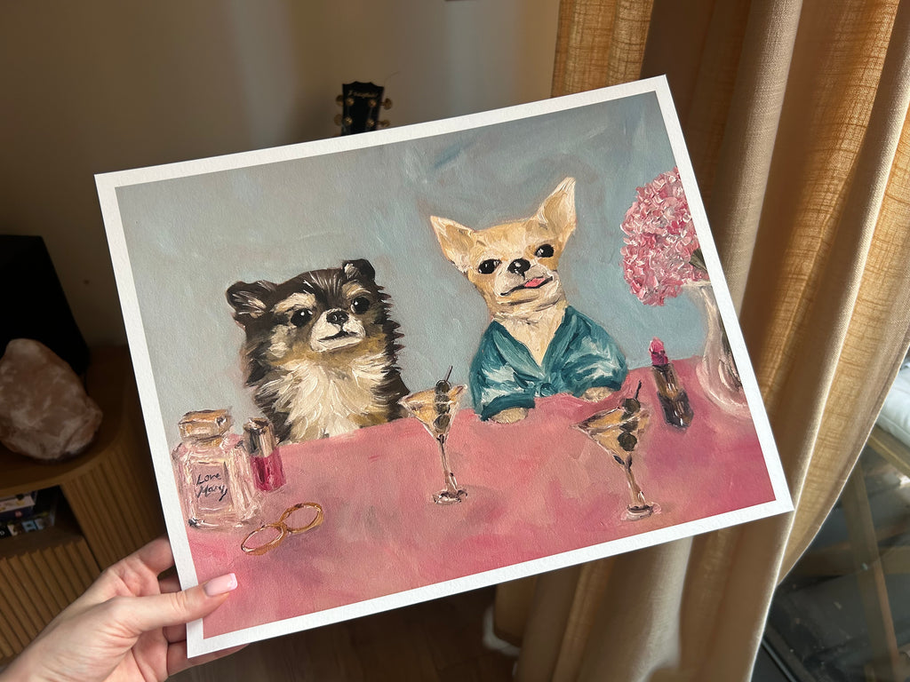 shit, we're late giclée print