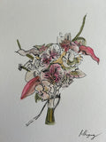 Preserved - Custom Hand-Painted Bouquet Illustration